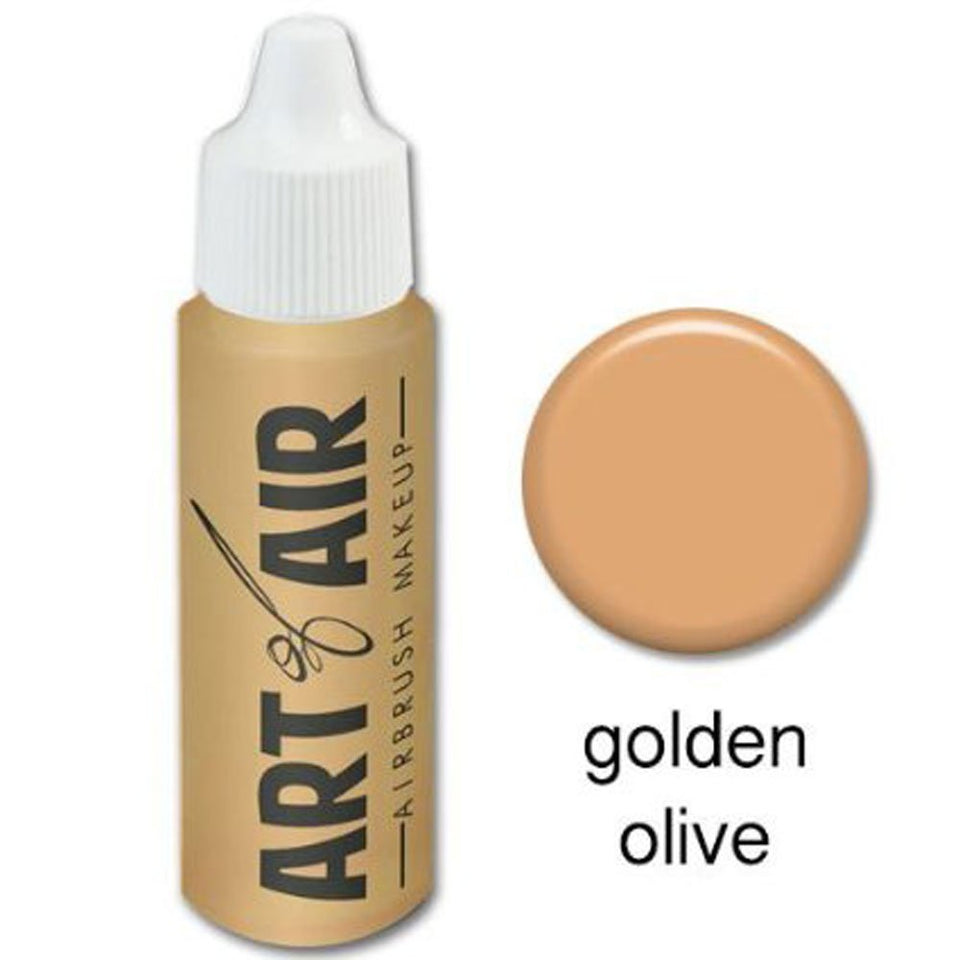 Art of Air 4pc FAIR Complexion Professional Airbrush Cosmetic Makeup Set 1/2 oz bottles