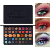 39 Colors High Pigmented Shimmer Matte Eyeshadow Makeup Palette Set Full Spectrum Artist Waterproof Creamy Blendable Eye Shadow Cosmetics Kit (1 Set)