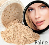 ULTIMATE KIT (FAIR 2) Full Size Mineral Makeup Set Matte Foundation Kit Bare Face Sheer Powder Cover