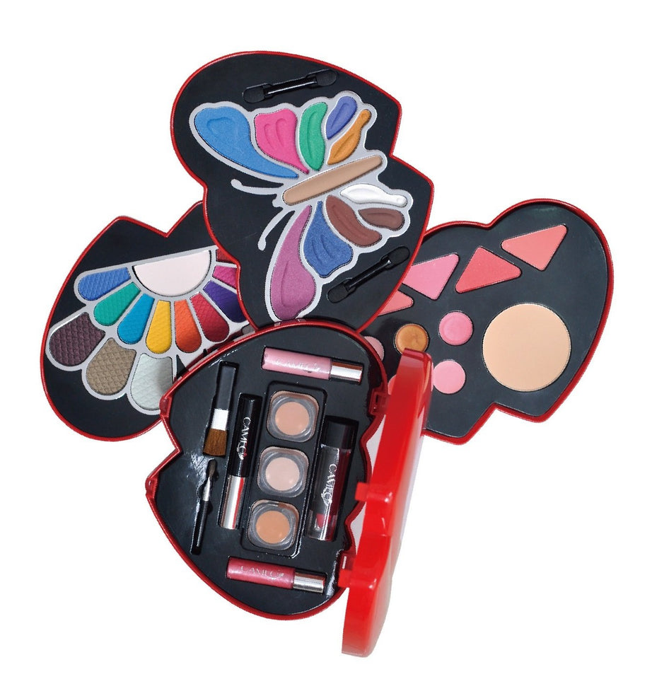 Red Double Heart Glamour Girl Makeup Color Kit by Cameo