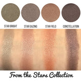 From The Stars Metallic Collection Eyeshadow Quad: 4 Single Eye Shadows Makeup Magnetic Refill Pan 26mm, Paraben Free, Gluten Free, Made in the USA