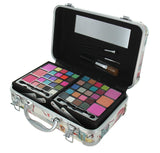 BR Carry All Trunk Train Case Make Up Set Artist Design (Creamy)